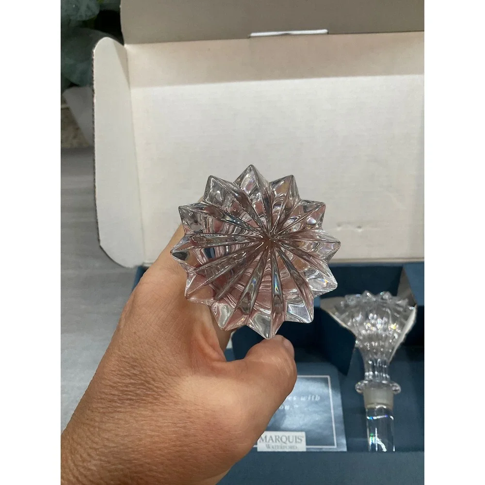 PAIR OF MARQUIS BY WATERFORD BROOKSIDE CRYSTAL WINE STOPPERS